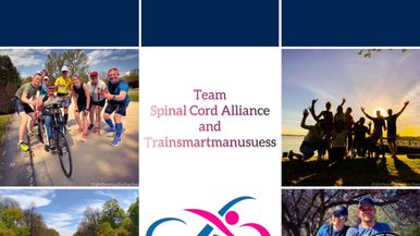 Spinal Cord Alliance and TRAINSMART SKYRUNNERS Team Image