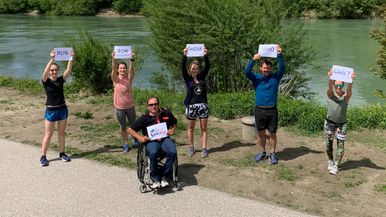 Run for those who can’t - Norbert and the GANG Team Image